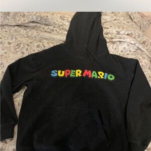 Nintendo Super Mario Charcoal Hoodie